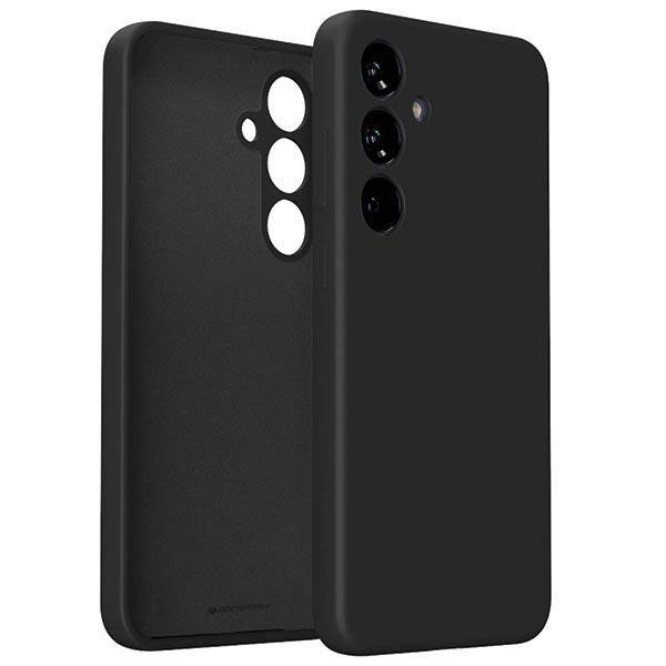 Icables Black Mercury Silicone Samsung S23 Fe S711