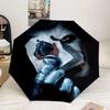 Abstract Clown Pattern Umbrella 8-Frame for Travel, Camping, Casual Lightweight Portable Umbrella, Essential for Every Family Holidays Birthday Gift