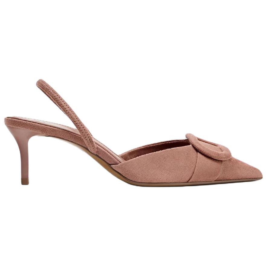 Zara Fashionable Elegant Stiletto Heels 6Cm Women Heels Rose-Red 2218610050