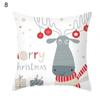 Christmas Themed Throw Pillow Cover With Short Plush Print For Living Room Decoration Cushion Cover Pillow Covers Decorative