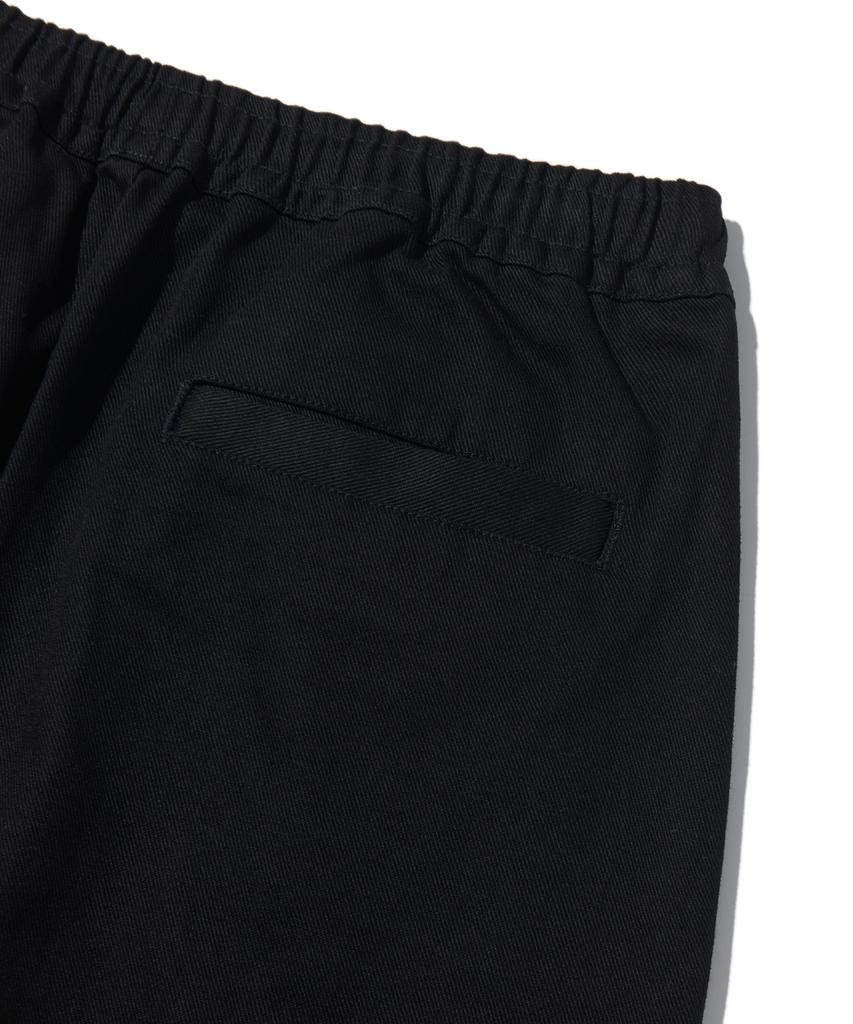 URBANDTYPE Cotton Wide Cargo Pants_Black_Pl179