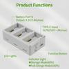 Multifunction Travel Charging Dock For Drones Battery Supports 3 Batteries Simultaneous Charge And Power Mode