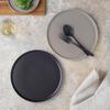 EAST Table Plate L MINOworks Greige 23cm Made In Japan Microwave Safe Dishwasher Safe 13-038-02