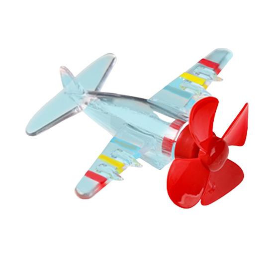 Opptrekkbart Lekefly med LED-lys Enkelt oppsett Vinddrevet Bilpynt Elektrisk Bil Styreanheng Gave til Luftfartsentusiaster