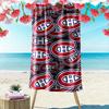 Montreal Canadiens Print Beach Towel, Large Soft Quick Dry Towel for Beach Camping Swimming