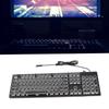 Retro Wired Gaming Mechanical Keyboard Key Click with 104 Keys Mixed Light Ergonomic Design