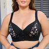 A-G Cup 36-52 Extra Large Size Bra - Seamless Design with Printed Closure