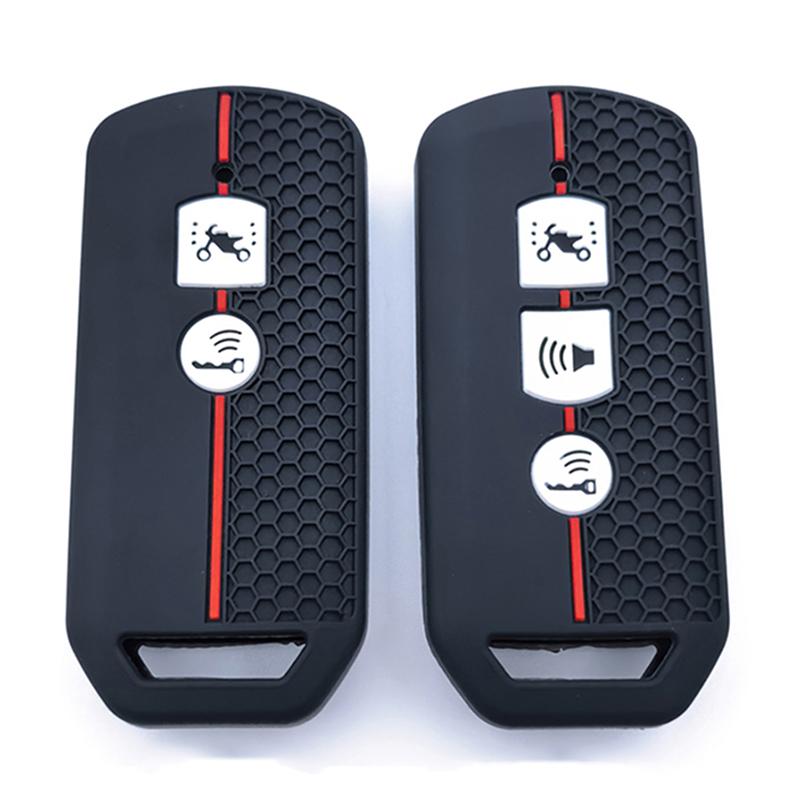 Silicone Remote Key Shell Fob Case Key Box For Honda Sh 125 Forza 350 250 750 Adv 150 X-Adv Sh150I Sh300 150 Pcx 125 -