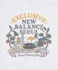 Nyuballanseu Nbneg3A073 / Uni Nb Seoul Landmark Short Sleeve T-Shirt (L/Gray)