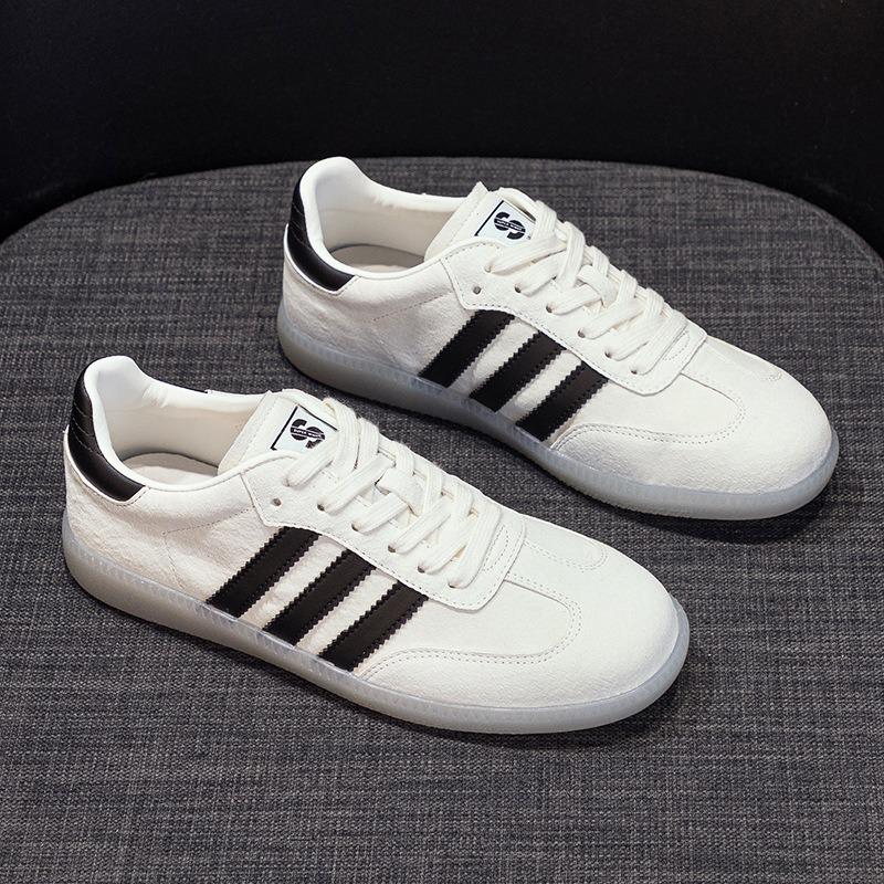 Genuine Leather Thick Sole De Training Shoes Small White Shoes Board Shoes
