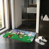 TAPPETINO ANIME O-Oggy e i Mosconi Tappetino Assorbente Tappeto d'Ingresso Antiscivolo per Bagni Servizi Igienici e WC