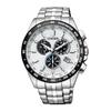 CITIZEN Wristwatch CB5874-90A Radio-controlled Chronograph Waterproof COLLECTION Mens Silver White Black Business