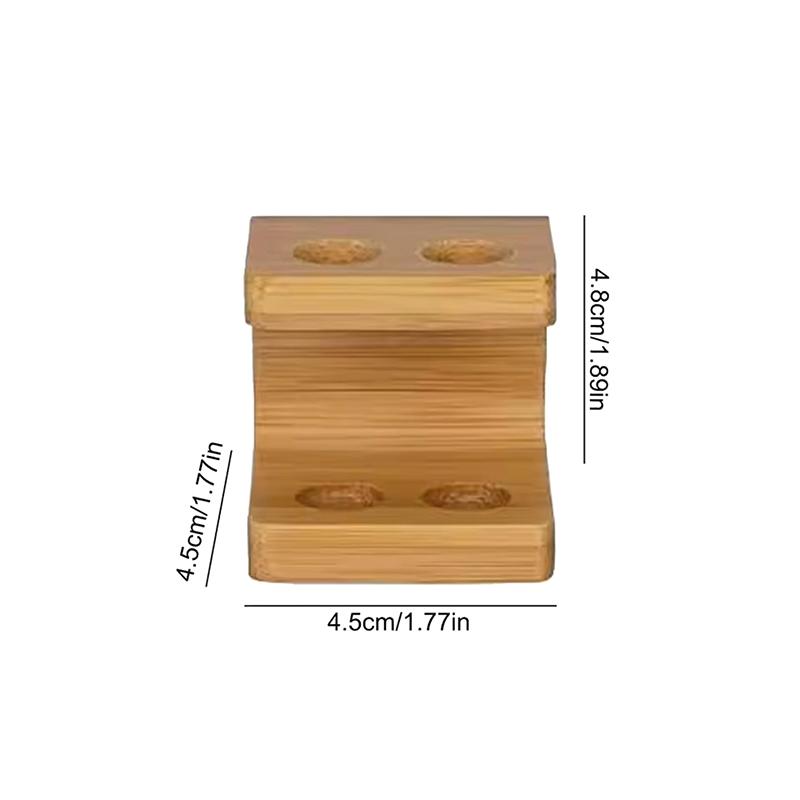 

Держатель для головок электрической зубной щетки на 2/3/4 слота, домашний, мини, портативный, прочный, для отеля, нескользящий, отдельно стоящий, с натуральной подставкой