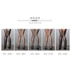 1D Ultra-thin Shiny Stockings Rear Vertical Long Tube High Tube Socks Vertical Line Beautiful Legs Aurora Silky Thigh Socks Sexy Black Silk