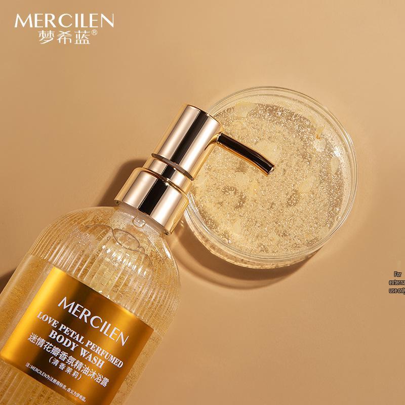 

Mengxi Lan Passion Flower Petal Essential Shower Gel - Deep Cleansing & Long-Lasting Moisturizing Scent.