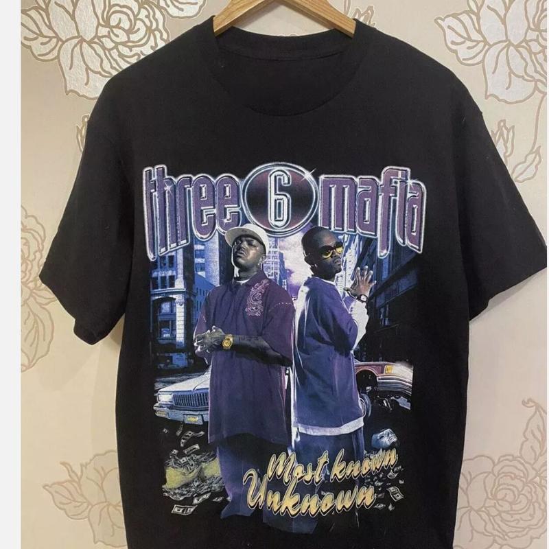 Koszulka Three 6 Mafia Musisz znać Wszystkie Rozmiary S do 5XL
