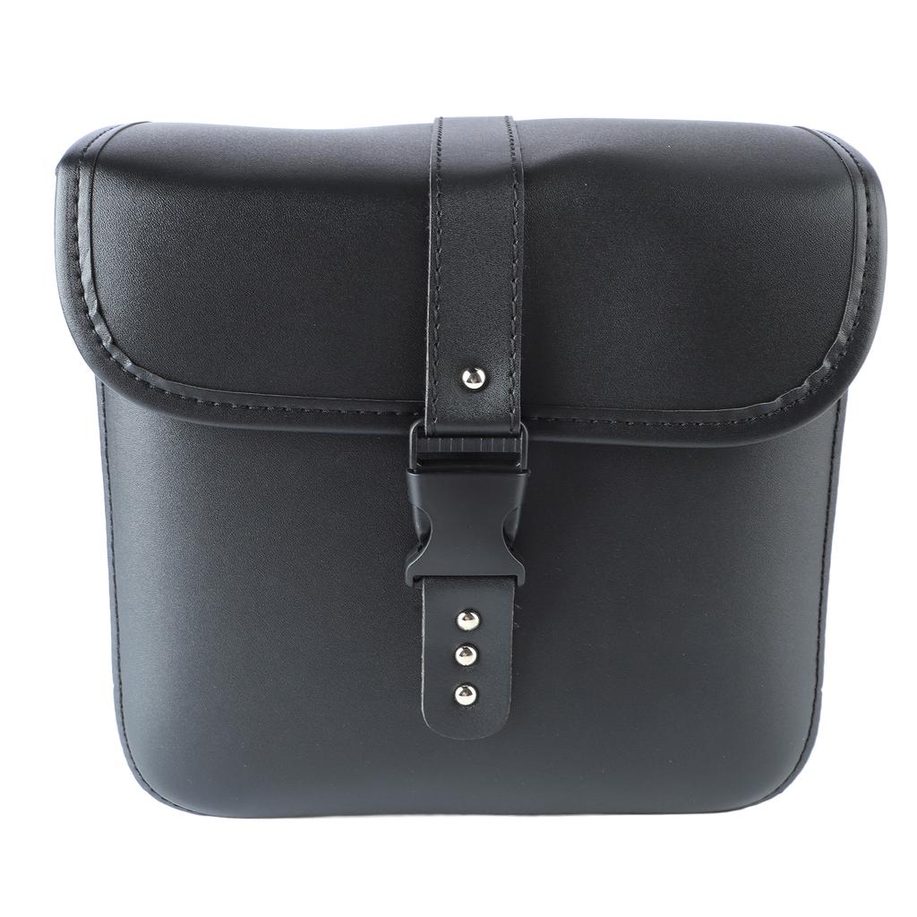 1Pair Motorcycle Saddlebags Waterproof Wear Resistant PU Leather Side Tool Bag for Motorbike