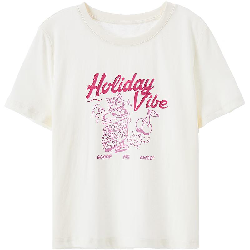 Betu Women s Summer Letter Print T-Shirt