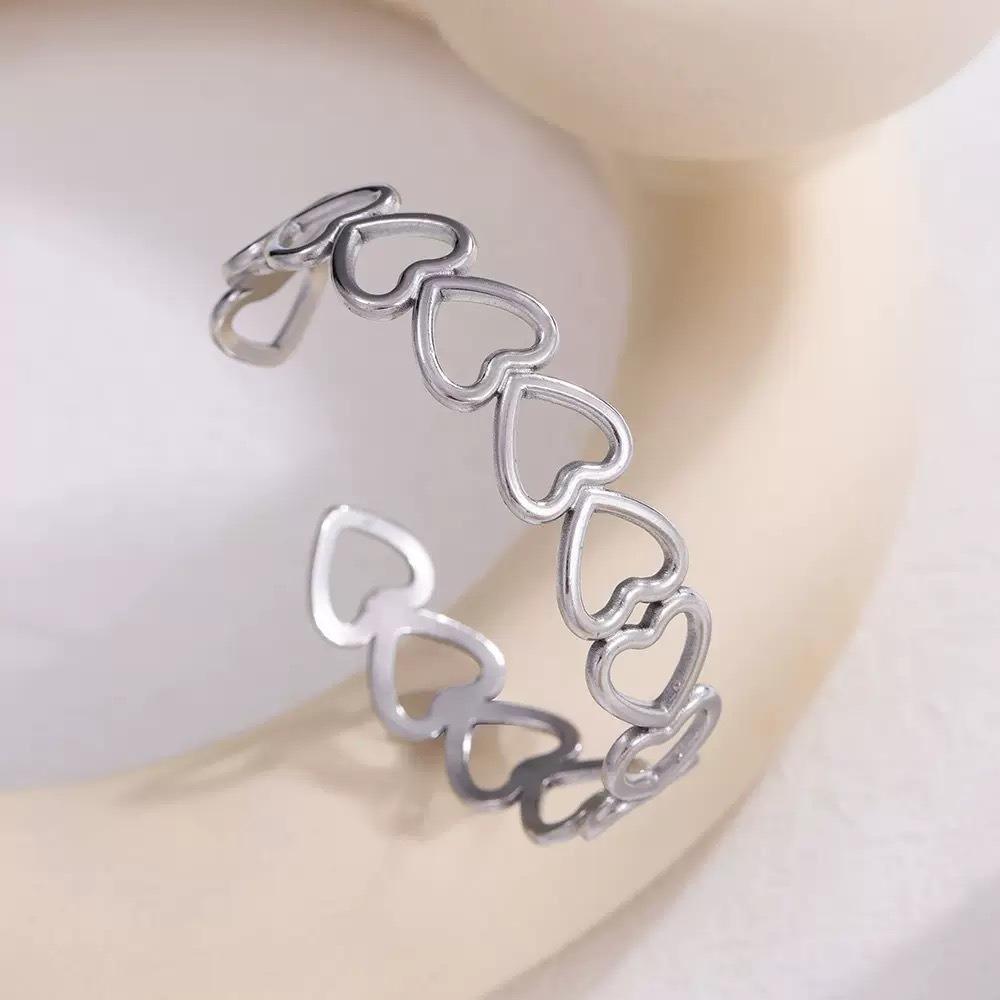 Gold Color Square Link Bracelet Hollow Out Women Bangle Open Cuff Bracelet  Wedding Jewelry Gift