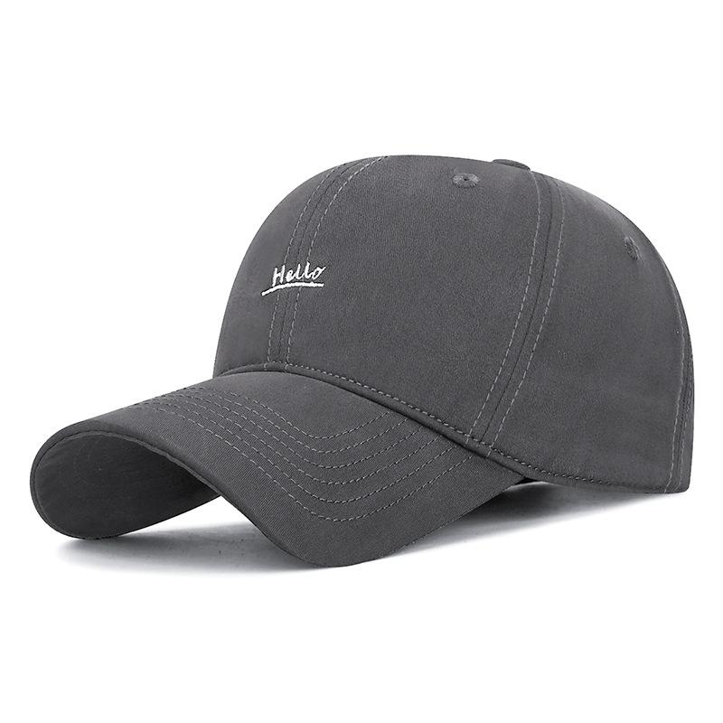 Spring Sanding Wide Brim Baseball Cap Unisex Sunscreen Youth Cap