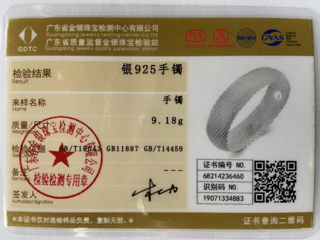 URMYLADY 925 Sterling Silver Open Bangles For Women Wedding Party Fashion Charm Jewelry