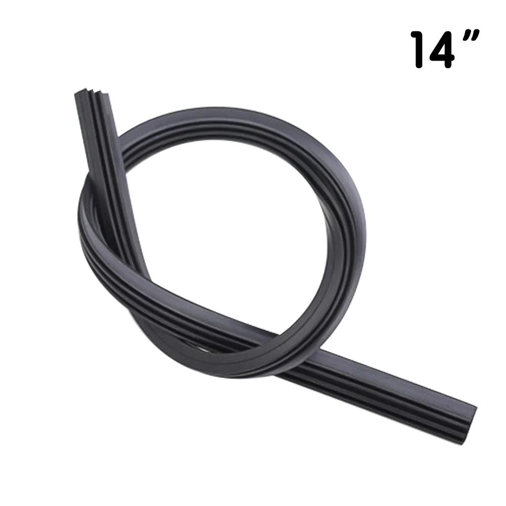 Car Wiper Blade Windscreen Wipers Insert Natural Rubber Strip 10mm Windscreen FR Wipe Car Accessories