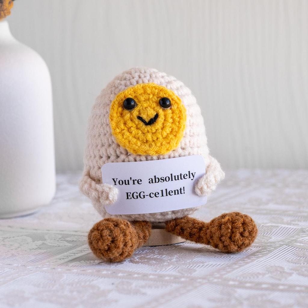 Cute Crochet Frog Toy - Fun Animal Gift