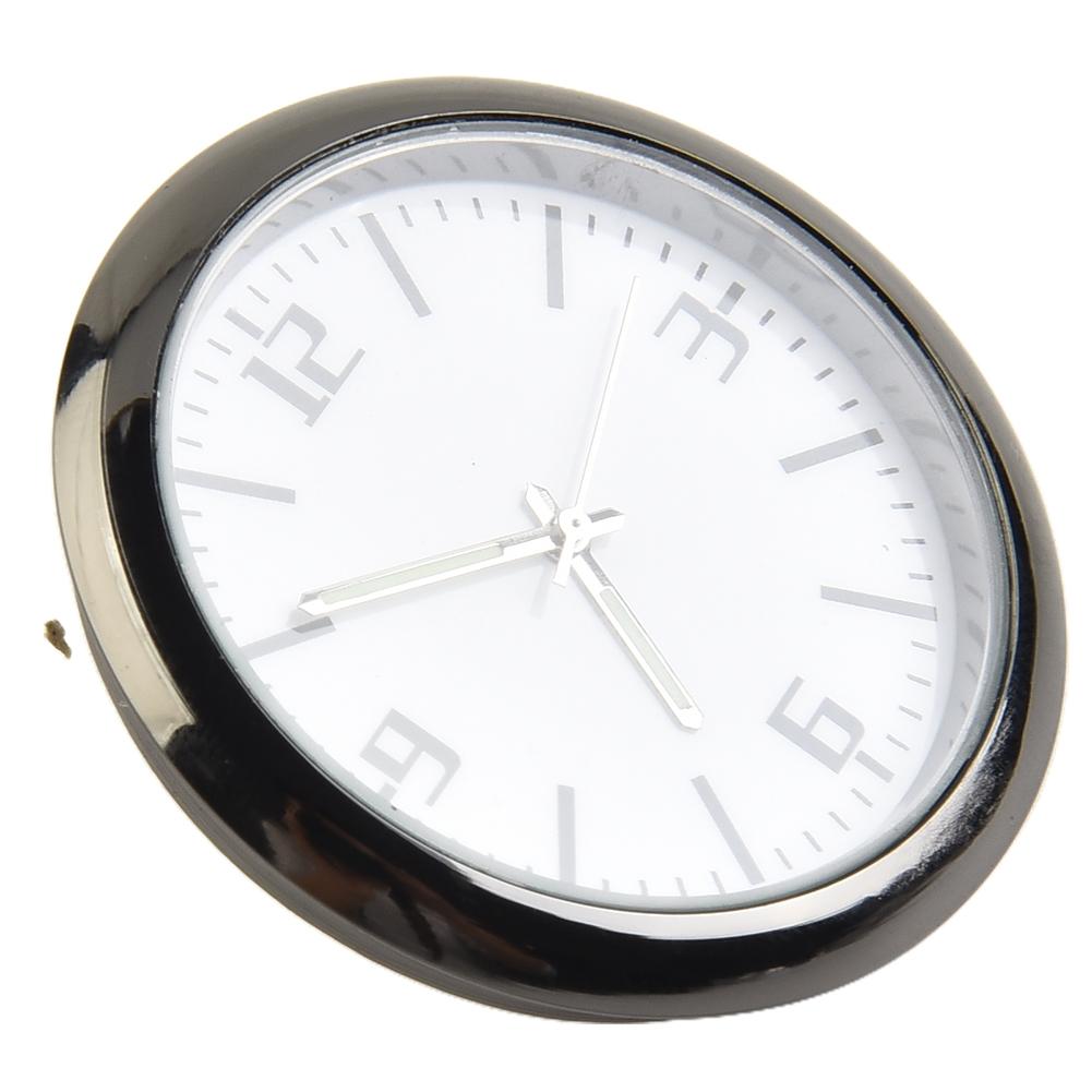 Mini Car Clock with Luminous Display for Dashboard Air Vent Quartz Analog
