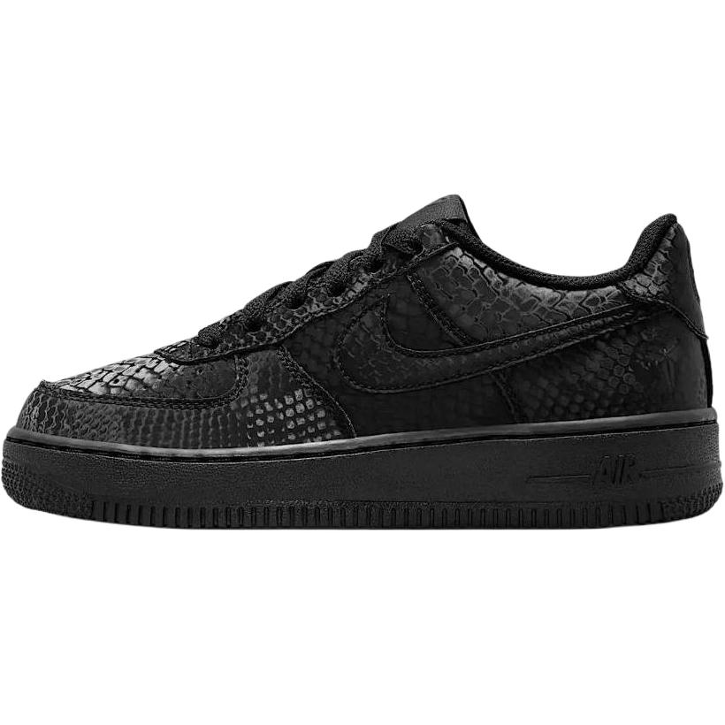 

New Nike Air Force 1 Low top Kids Skateboarding Shoes Black Teenagers IO4610-001 39