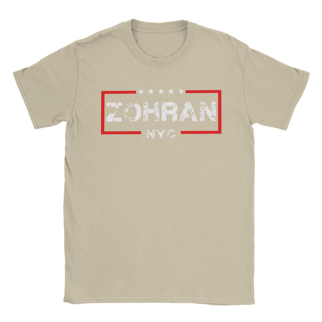 Zohran Mamdani T Shirt Summer  Harajuku T-Shirts Men Cotton O-Neck Oversize Clothes Short Sleeve Streetwear Tops