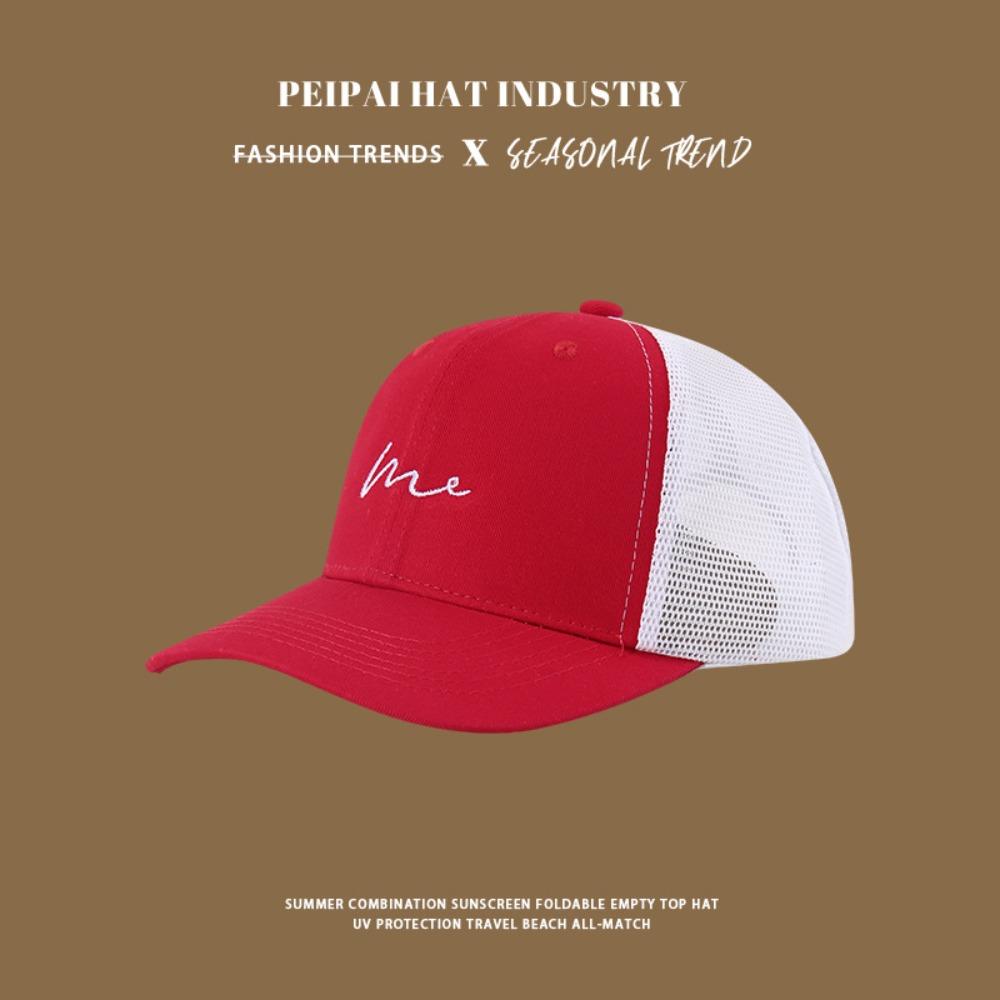 

Сетчатая бейсболка на лето с широкими полями, кепка-утка, подарки, солнцезащитная шляпа, визуально уменьшающая лицо 3