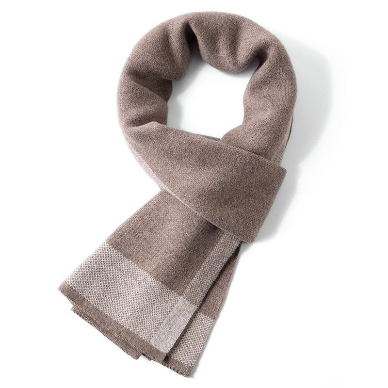 New product launch autumn and winter cashmere small scarf women's fashion small wide plaid versatile shawl warm scarf can be