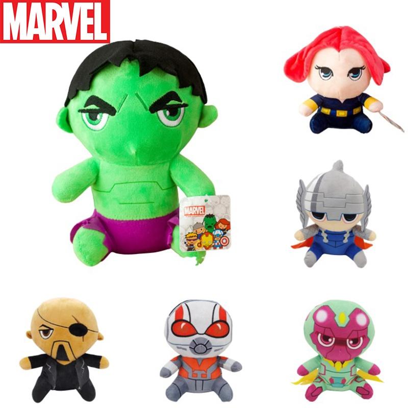 Marvel Avengers Plush Toy Collection Thor Spiderman Black Widow Ironman