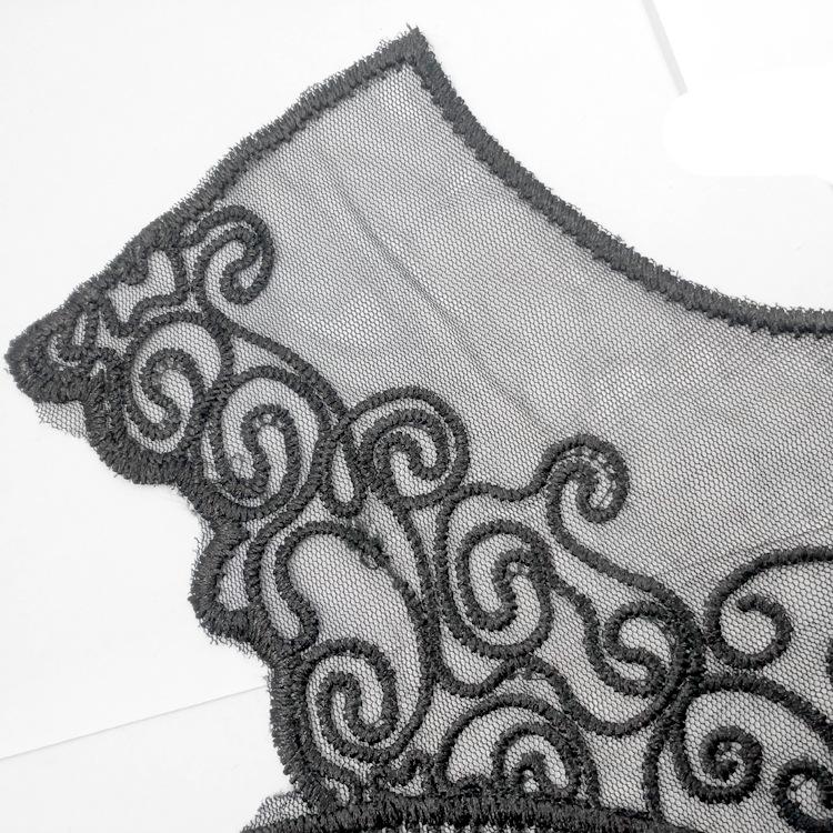 Water Soluble Lace, Embroidery, Mesh Bottom Embroidery Collar, Polyester Silk Hexagonal Mesh Tilt, Corsage, Butterfly Back Collar