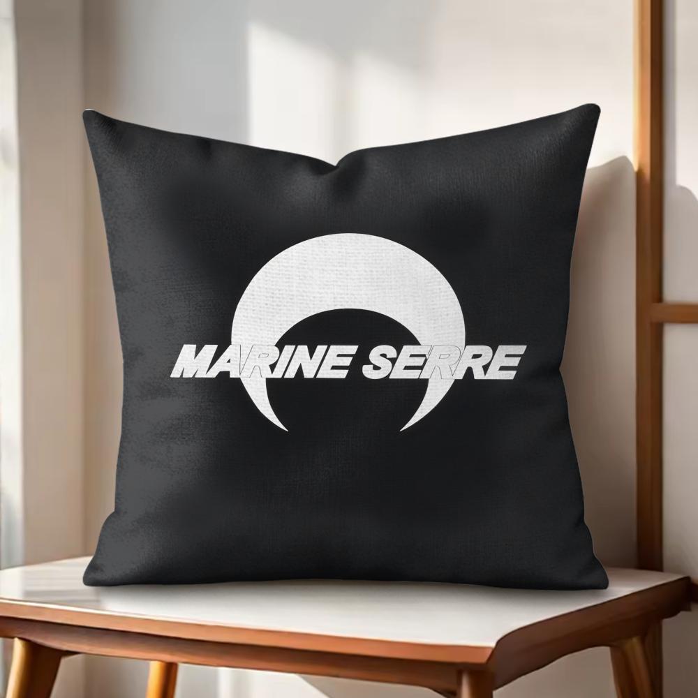 

Luxury MMarine Serre Cushion Cover Natural Linen Organic Fabric DoubleSided Printing Couch Pillow Covers Home Decor 30x30cm