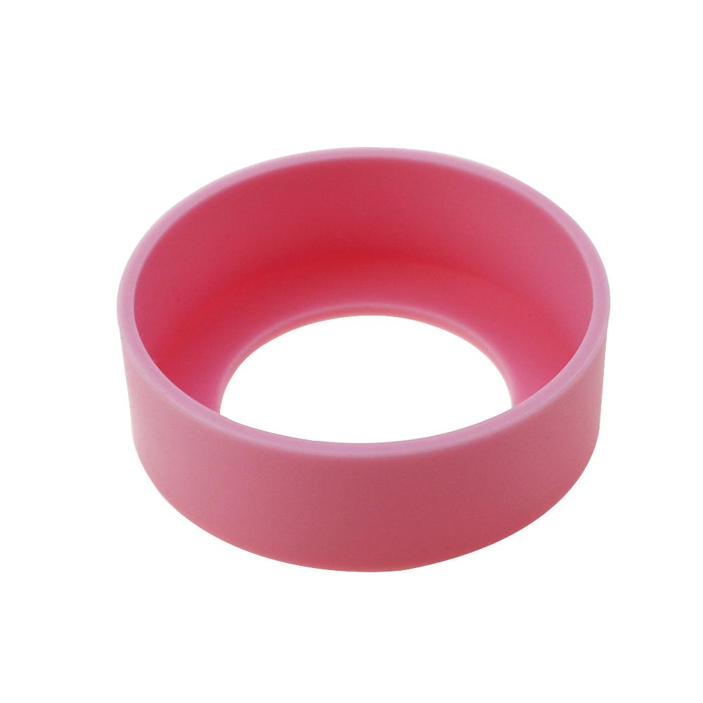 1Pc 6.5CM 28 Solid Color 13.5G Silicone Cup Bottom Cover Water Protective Support Anti Scald Round Odorless Fall Thermostability