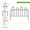 Garden Decorative Fence Metal Wire Fencing Border Outdoor 13in(H)*10ft(L) Small Fencing for Flower Bed Lawn Shrub Vegetable