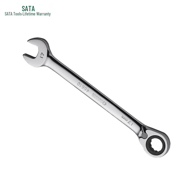 SATA 20mm Polished Double-Ended Ratchet Wrench