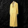 Simple High-end Fashion Suit Long-sleeved Lapel Woolen Windbreaker Coat + Short Skirt Women