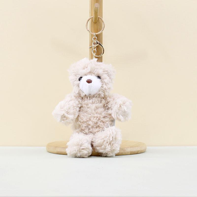 Bear Cute Plush Toy Doll Keychain Cartoon Bag Pendant Accessories Gift Children