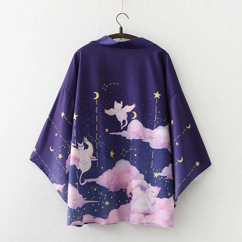 Summer Loose Japanese Samurai Kimono Streetwear Cardigan Cosplay Haori Harajuku Women Men Yukata Traditional Clothing