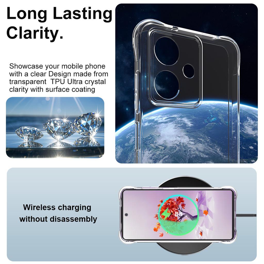 For HMD Crest 5G Phone Case IMAK Shock-resistant Soft Case