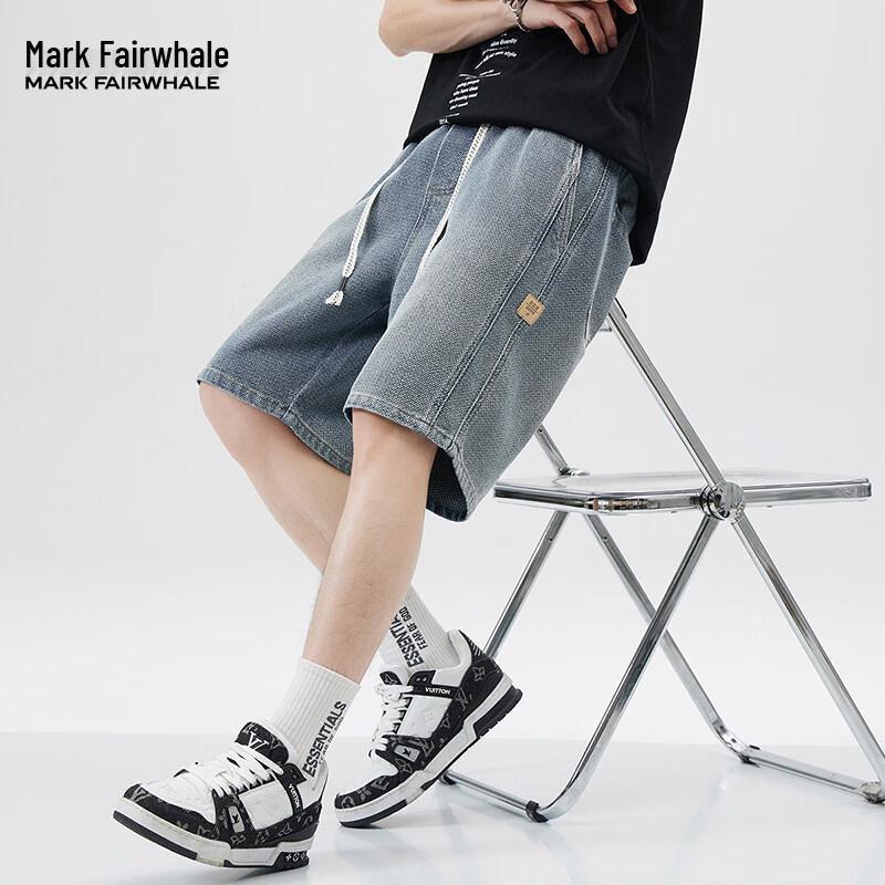 Mark Fairwhale Men s Loose Fit Denim Shorts XL