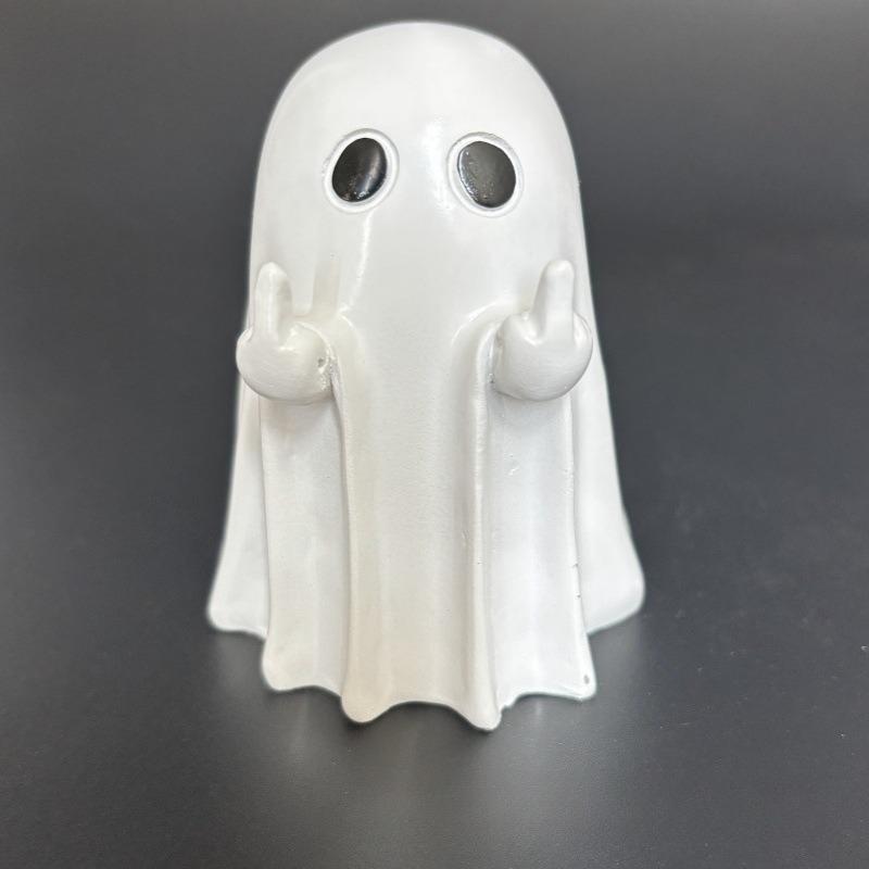 Cute White Ghost Party Decoration, Courtyard Ornaments, Study Decorations, and Small  Decorations  Add  Fun  Atmosphere