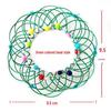 Classic Children's Nostalgic Toy: 36 Transformations Wire Iron Ring Flower Basket.
