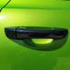 Door Handle Cover Plastic Imitation Carbon Fiber Trim fit for Skoda Superb 2 MK2 2010 2011 2012 2014 Car Styling Accessories
