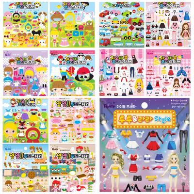Petit Fancy Koordinační nálepky (každá po 10 ea) – 13 možností (trojrozměrná/korejská/dekorace/scrapbooking DIY)