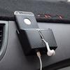 New PVC Car Storage Bag Adhesive Type Multifunctional Mobile Phone Organizer Box Removable DIY Dashboard Tidy Hanging Bag Car