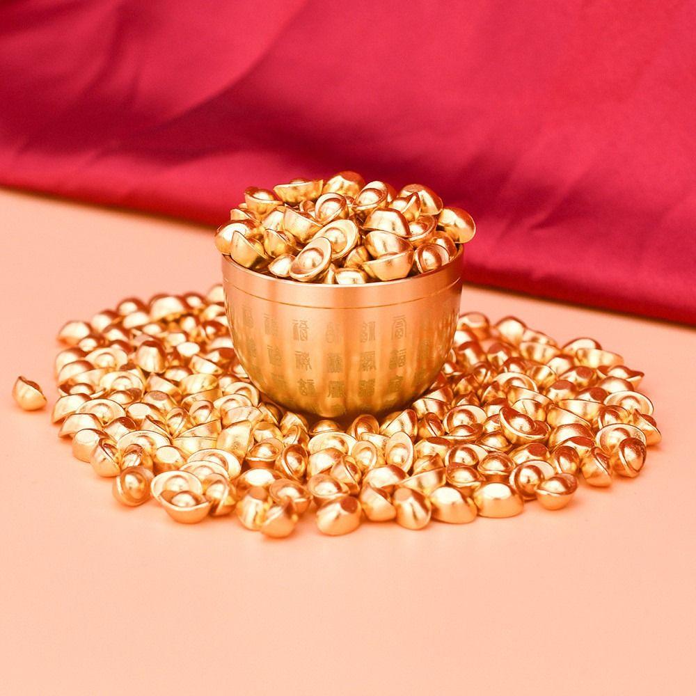1Pcs Small Mini Pure Brass Cornucopia Wealth Attracting Baifu Jar Cup  Home Decoration Accessories