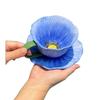 Papaver Rhoeas L Ceramic Cup Texture Bell Orchid Coffee Cup Set Ceramic Mark Cup Underglaze Color Disc Set